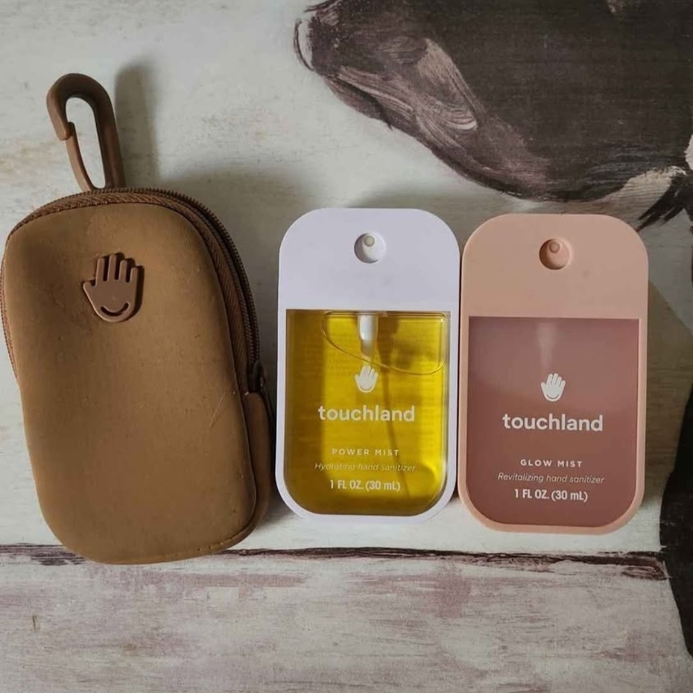 Power Mist and Glow Mist Set Hand Sanitizer And Carry Case